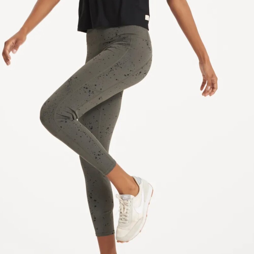 Vuori Stride Legging  - Oregano Splatter M